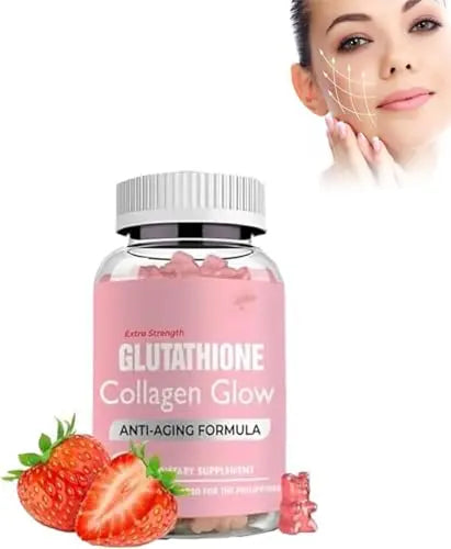 Glutathione Collagen Gummies,Glutathione Collagen Glow Gummies for Dark Spot,60 Pieces NNOVAT Au supplements