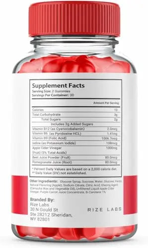 rize labs (2 Pack) Keto Bites - Keto Bites Gummies Advanced Weight Loss - Keto Bites ACV rize labs Au supplements