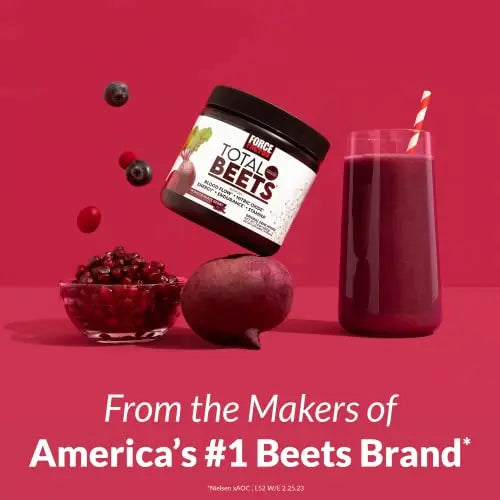 FORCE FACTOR Total Beets Beet Root Powder with Energy, NO3-T Nitrates to Support Force Factor Au supplements