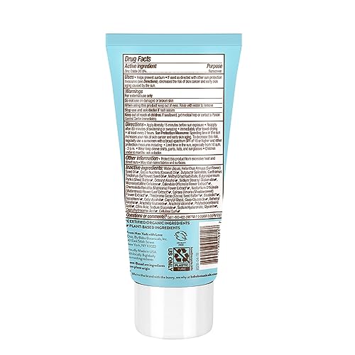 Babo Botanicals Sensitive Baby Mineral Sunscreen Lotion SPF50 - Natural Zinc Oxide - Face & Body - Fragrance-Free - Water-Resistant