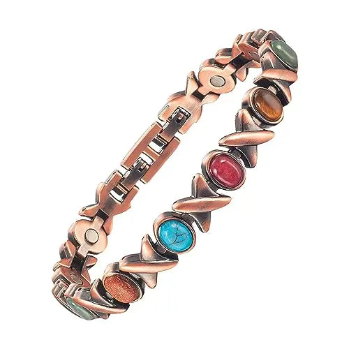 MagVIVACE Copper Anklet for Women for Arthritis and Joint, Magnetic Therapy Ankle Bracelet, Jewelry Gift MagVIVACE Au supplements