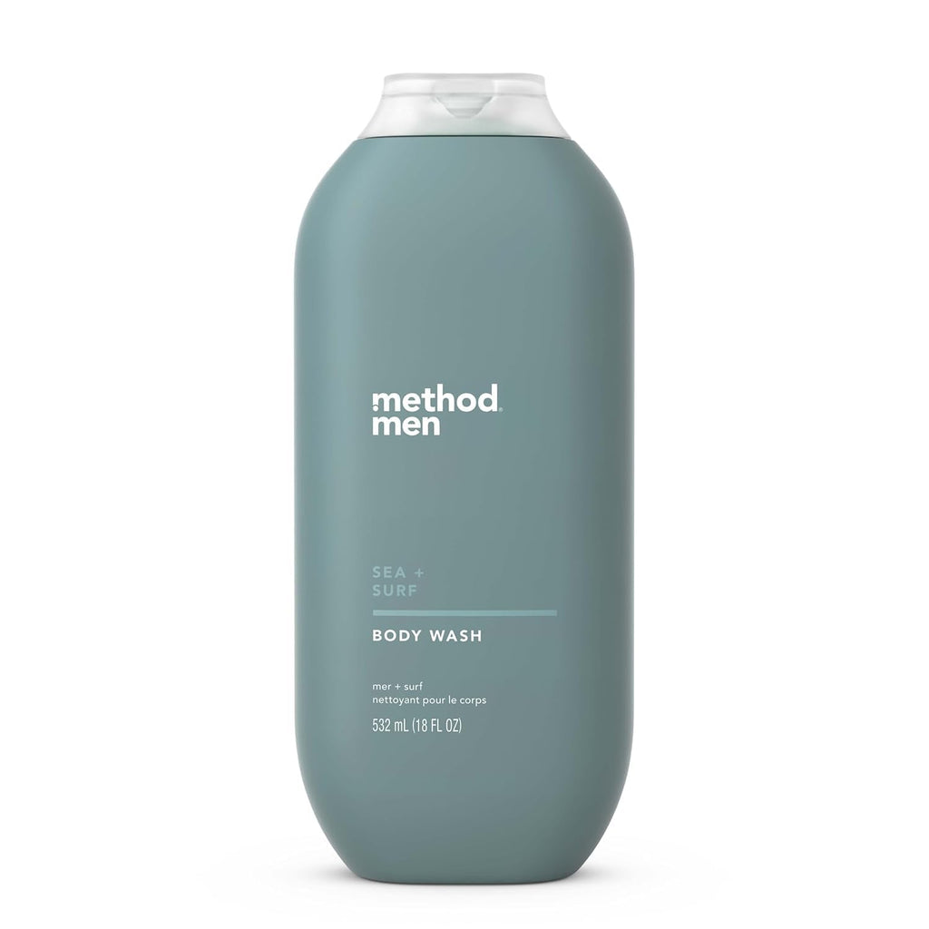 Method Men Body Wash, Sea and Surf Scent, Paraben and Phthalate Free, Quick-Lathering