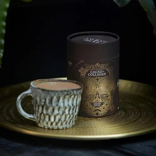 Ancient + Brave - Cacao + Collagen Powder 250g - Peruvian Raw Cacao Hot Chocolate with Grass-Fed Hydrolysed Bovine Collagen Ancient + Brave Au supplements