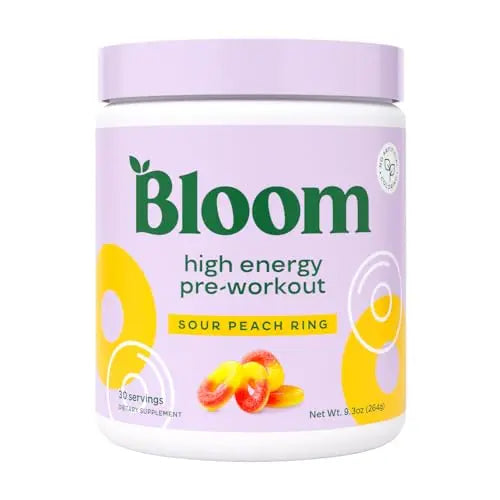 Bloom Nutrition High Energy Pre Workout Powder, Amino Energy with Beta Alanine Bloom Nutrition Au supplements