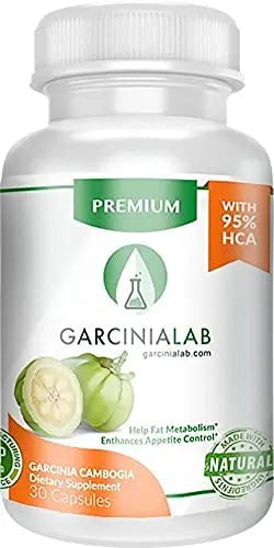 Garcinia Cambogia Extract 100% Pure 95% HCA Pharmaceutical Grade 60 Capsules 1 Month GarciniaLab Au supplements