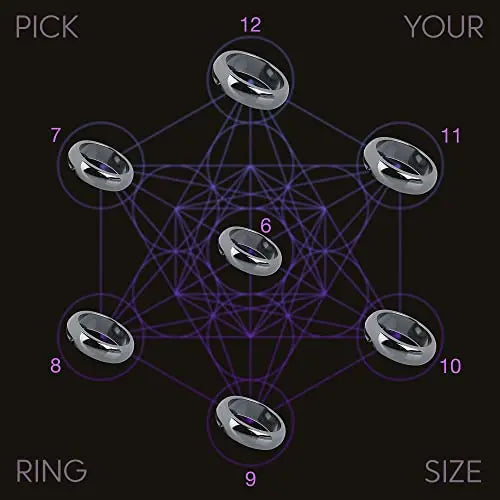 Genuine Magnetic Hematite Rings, 3 Rings in Each Order, Black Hematite Ring LUXSTRA Au supplements
