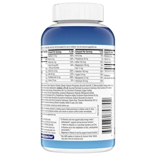 Centrum Multivitamin for Men, Multivitamin/Multimineral Supplement with Vitamin D3, B Vitamins and Antioxidants Centrum Au supplements