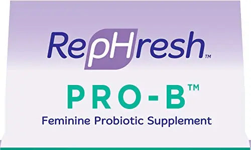 NEW RepHresh Pro-B Feminine Probiotic Supplement Non- Dairy Formula/Vegetarian Capsule, 28ct Rephresh Au supplements