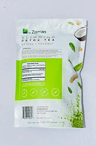 Dr. Zisman ZT Slimming - Matcha-Coconut Detox Blend, Weight Loss Tea with Antioxidant Effects Dr. Zisman ZT Slimming Tea Au supplements
