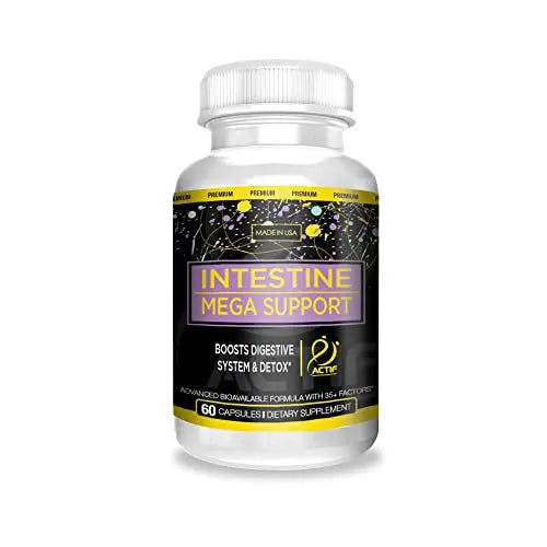 Actif Intestine Mega Support with 30+ Advanced Factors, Deep Cleanse and Repair ACTIF Au supplements