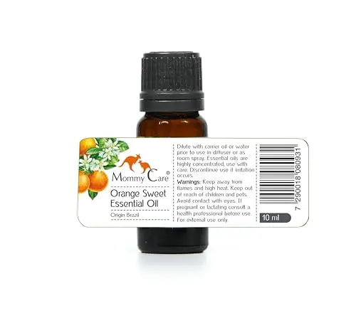 mommy care Sweet Orange Essential Oil for Aromatherapy 0.338 fl oz Brazil Origin MOMMY CARE Au supplements