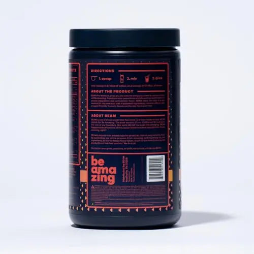 BEAM Be Amazing Vegan Stim Free Pre-Workout Powder | Energy Booster Powdered Drink BEAM Au supplements