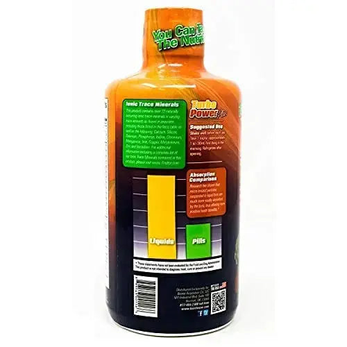 Liquid Vitamin Turbo Power Plus: 47 Vitamins, Enzymes, Vitamin D3, Vitamin A, Vitamin C, and Zinc for Men, Women, Teens, and Kids Turbo Power Au supplements