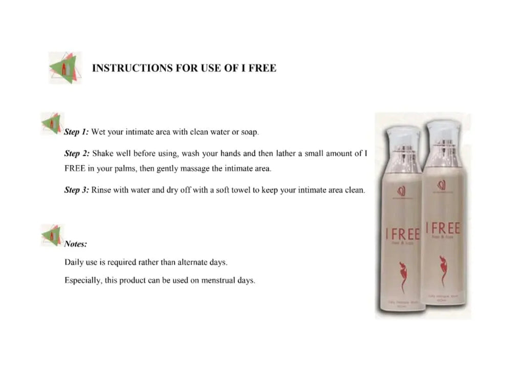 MATXI S.G Combo IFree -Daily Intimate Wash- Feminine Care Wash 120ml & Inner Perfume Jeun 5ml MATXI S.G Au supplements