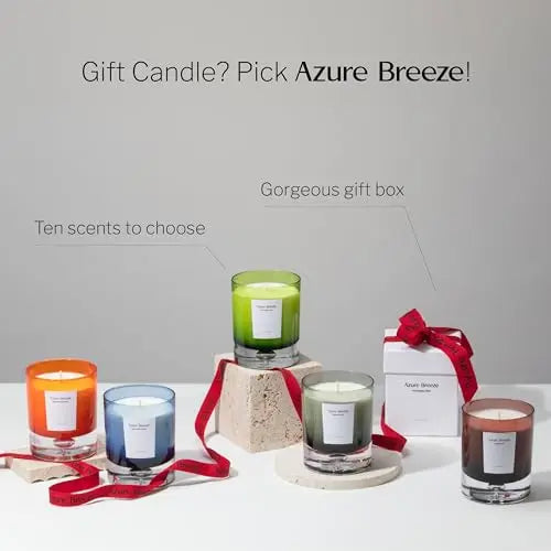 Pumpkin Scented Candles for Home - 12 oz, 70 Hours Burning - Natural Essential Oils & Soy Wax Azure Breeze Au supplements
