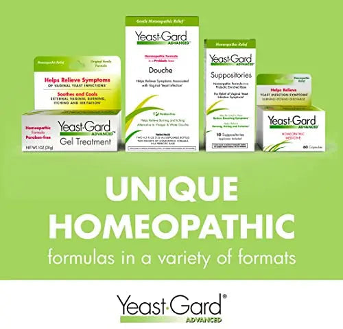 YeastGard Advanced Homeopathic Remedy Capsules - 60 count Bottle Yeast-Gard Au supplements