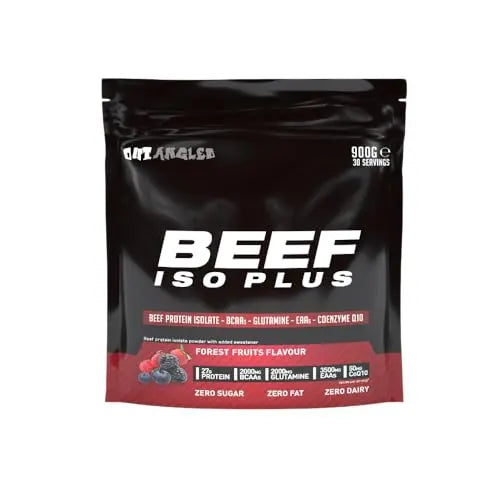 OUT ANGLED Beef Iso Plus, Beef Protein Isolate Powder, High Protein with Natural BCAAs, Zero Fat and Sugar OUT ANGLED Au supplements