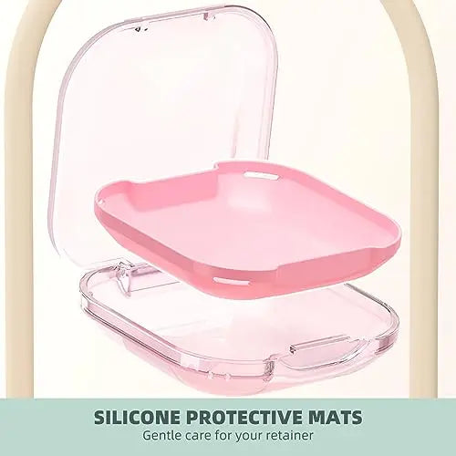 OFIDUS Retainer Case, Aligner Case with Silicone Protection Pad, Compact Orthodontic OFIDUS Au supplements