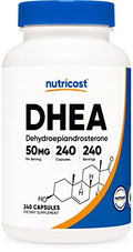 Nutricost DHEA 50mg, 240 Capsules - Gluten Free, Soy Free, Non-GMO, Supplement Nutricost Au supplements