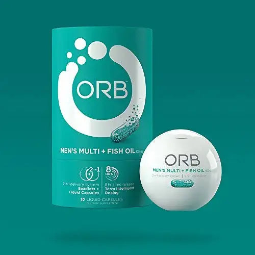 ORB Men’S MULTIVITAMIN + Fish Oil – A Complete Multi + Fish Oil |Heart Health Support, Antioxidant Support, Supports a Positive Mood Orb Wellness Au supplements