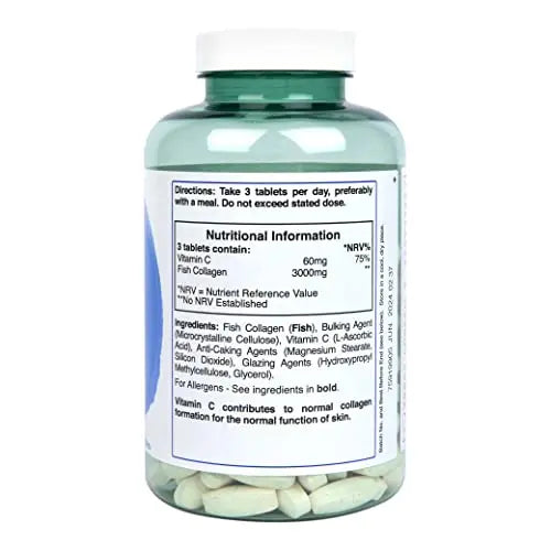 Holland & Barrett Marine Collagen with Vitamin C 3000mg 180 Tablets Holland & Barrett Au supplements