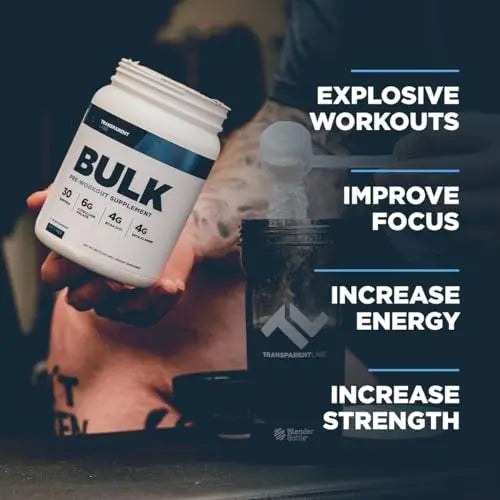 Transparent Labs Bulk Pre Workout Powder - Naturally Sweetened Advanced Pre-Workout Transparent Labs Au supplements