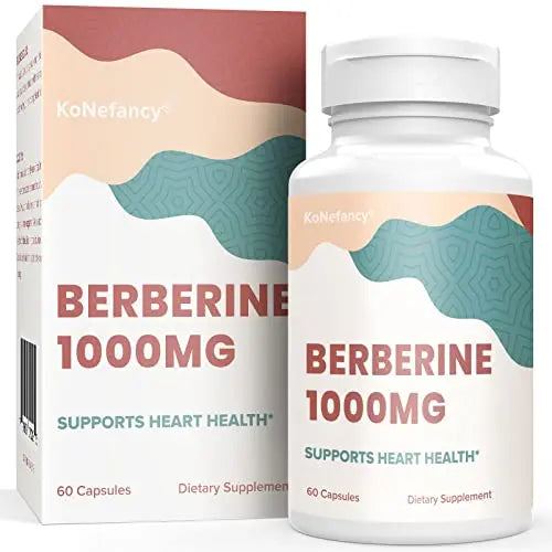 KoNefancy Berberine HCL Supplement 1000mg, High Absorption Berberine Plus Vegan KoNefancy Au supplements