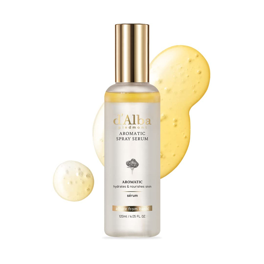 d'alba Piedmont Italian White Truffle First Aromatic Spray Serum, Fragrant VEGAN Glowy Antioxidant Face Mist