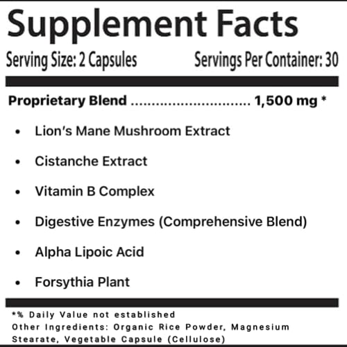 LL Supplement MindBoost Nootropic Brain & Focus Supplement – Lion’s Mane, B Vitamins & Alpha Lipoic Acid – Pharmacist Formulated – Gold Cap Edition – 60 Capsules L & L Supplement Au supplements