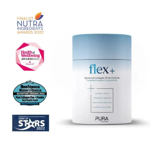 Pura Collagen Powdered Supplement Flex+, 10,000 mg Hydrolysed Peptides, Vitamin C & Manganese Pura Collagen Au supplements