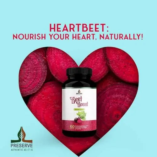 PRESERVE Organic Beetroot casules 16,000mg Per Serving, Natural Monthly Supplement PRESERVE Au supplements