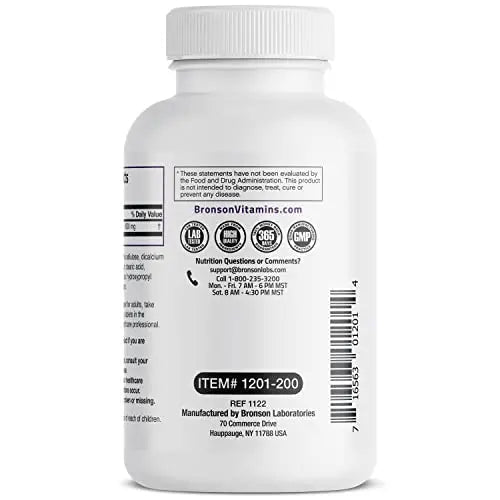 Bronson Apple Cider Vinegar 3000 MG per Serving Extra Strength - Non-GMO, 200 Vegetarian Bronson Au supplements