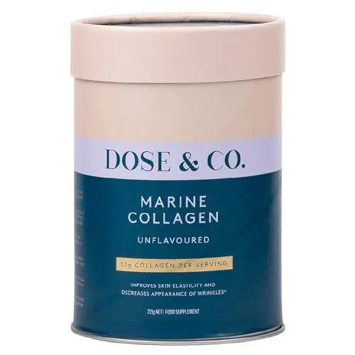 Dose & Co Marine Collagen Peptides with Vitamin C, Unflavoured - 221g Powder Supplement DOSE & CO Au supplements