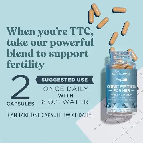 Conception Fertility Supplements for Women – Prenatal Vitamins – Promote Hormone Balance Eu Natural Au supplements