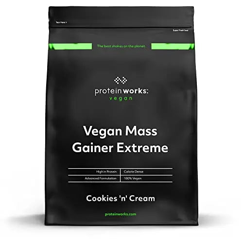 Protein Works - Vegan Mass Gainer Extreme | High Calorie Protein Powder | Weight Gainer Protein Works Au supplements