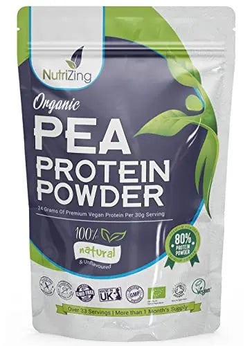 Award Winning Vegan Pea Protein Powder - Organic & Pure - Canadian Peas - No Soy, No Gluten NutriZing Au supplements