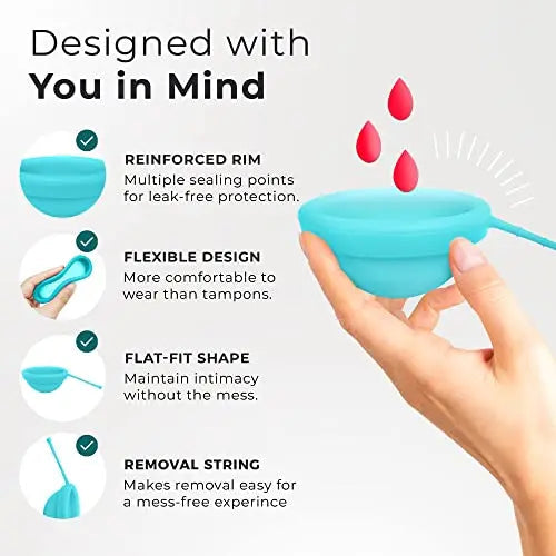EcoBlossom Reusable Menstrual Disc with Removal String - The Most Reliable Medical Grade Silicone EcoBlossom Au supplements