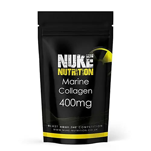 Nuke Nutrition Marine Collagen Capsules - 400mg - 120 Capsules - High Strength Collagen Nuke Nutrition Au supplements