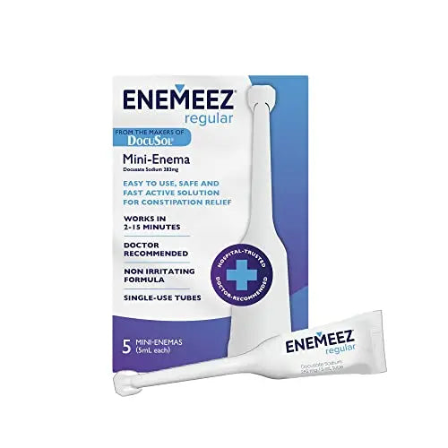 Docusol Docusate Sodium Mini Enema ml, Clear, 0.84 Fl Oz Enemeez Au supplements