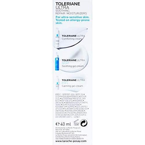 La Roche-Posay Toleriane Dermallergo Night Cream for Face, Intense Soothing Moisturizer with Vitamin E, Allergy Tested