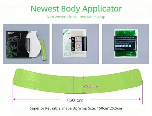 Neutriherbs Body Applicator with Wrap, Effective Nature Formula to Shape, Tone, Firm Body Neutriherbs Au supplements