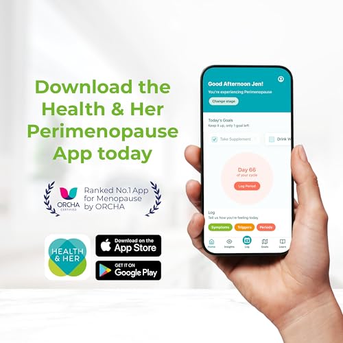 Health & Her Menopause Supplements for Women - Multi-Nutrient Support, Menopause Vitamins for Energy, Bones, Muscles, Skin & Hair, Vegan, Gluten-Free, Non GMO (60ct - 1 Month) Health and Her Au supplements