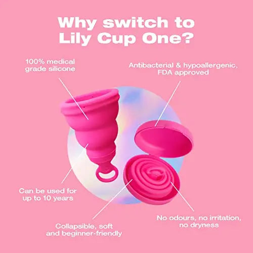 Intimina Lily Cup One - Collapsible Disposable Menstrual Cups for Beginners, Small Menstrual Cup INTIMINA Au supplements