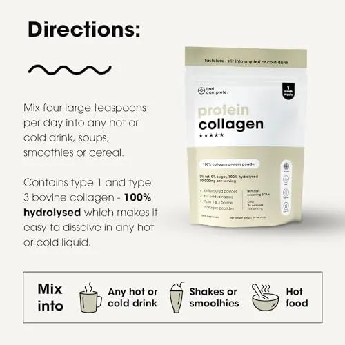 Feel Complete - High Protein Collagen - Premium Type 1 & 3 Hydrolysed Bovine Collagen Feel Complete Au supplements