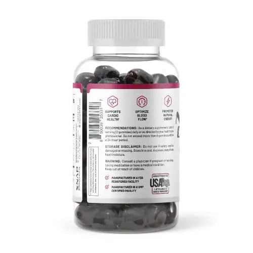 Snap Supplements Nitric Oxide Beet Root Gummies - Support Healthy Blood Circulation Snap Supplements Au supplements
