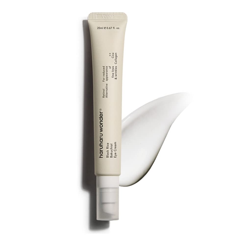 Haruharu Wonder Black Rice Bakuchiol Eye Cream 0.67 fl.oz / 20ml | Anti-Aging, Wrinkle Care, Natural Retinol Alternative