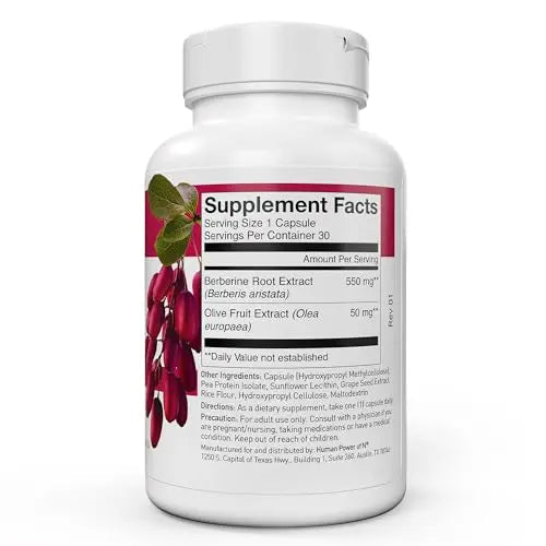 humanN SuperBerine – High Absorbency, Concentrated Dose Formula with Clinically humanN Au supplements
