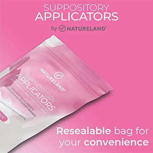 Natureland [20/40 Pack Vaginal Suppository Applicators for Women,Soft Tip Auxiliary Tool for Pills Natureland Au supplements