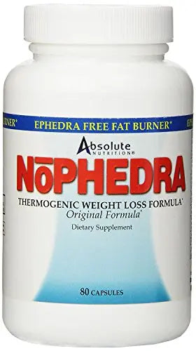 Absolute Nutrition Thermogenic Fat Burners, Nophedra Capsules, 80 Count Bottle Absolute Nutrition Au supplements