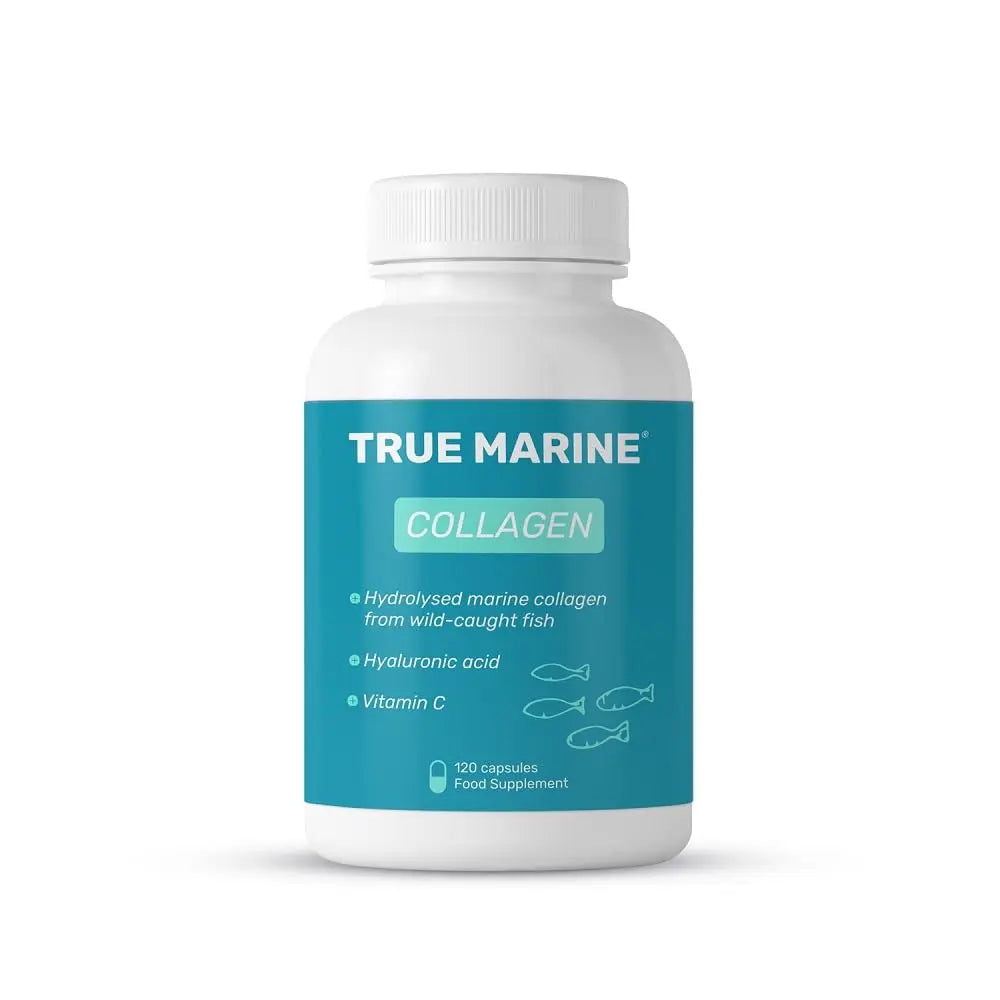 TRUE MARINE Collagen Capsules - 2,400mg of Marine Collagen with Hyaluronic Acid & Vitamin C - Skin, Hair, Nails & Joint Support TRUE MARINE Au supplements